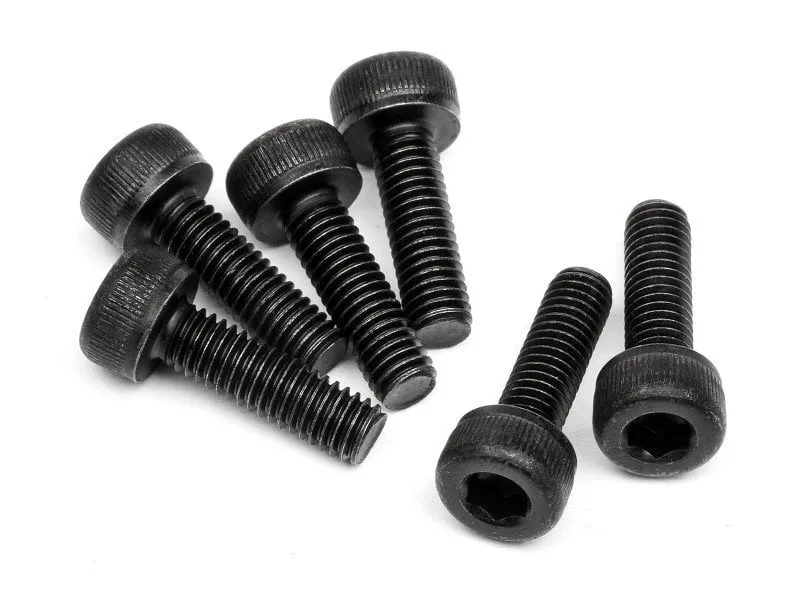 CAP HEAD SCREW M3x10mm (6pcs) 2.5mm Hex Socket