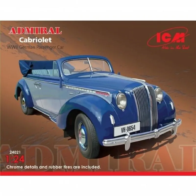 24021 SCALE 1:24,ADMİRAL CABRİOLET, WWII GERMAN PA