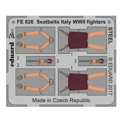 EDUARD FE826 1/48 Seatbelts Italy WWII fighters ST