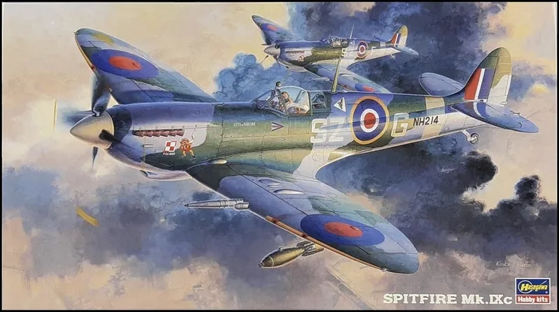 Hasegawa JT79 09079 1/48 Ölçek Spitfire Mk.IXc Savaş Uçağı Plastik Model Kiti