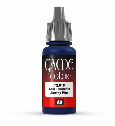Vallejo 72018 17 ml. Stormy Blue, Game Color Serisi Model Boyası