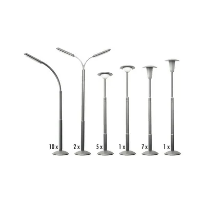 Faller 180538 1/87 Yol Lambaları Seti ( 28 Parça ) Demonte Plastik Maketi