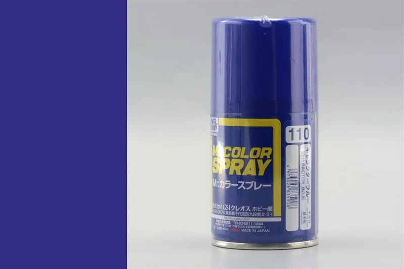 Gunze S110 100 ml. Character Blue, Sprey Mr.Color Serisi Maket Boyası