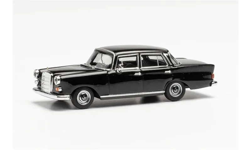 Herpa 420457 1/87 Ölçek MB 200 W110 Kırlangıç Kasa, Siyah, Sergilemeye Hazır Model Araç