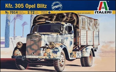Italeri 7014S 1/72 Kfz. 305 Opel Blitz Askeri Kamyon Demonte Plastik Maketi