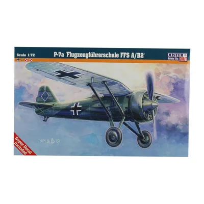 Mistercraft B036 1/72 PZL P-7 (Pilot Okulu) Savaş Uçağı Demonte Plastik Maketi