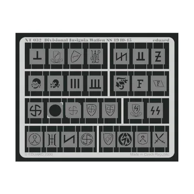EDUARD XT032 1/35 Divisional Insignia Waffen SS 19
