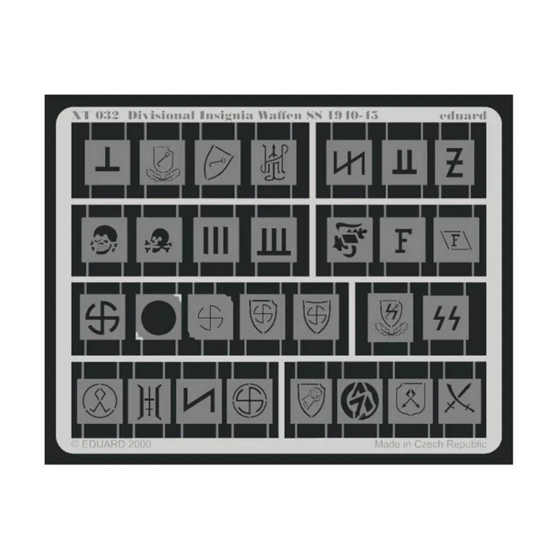 EDUARD XT032 1/35 Divisional Insignia Waffen SS 19