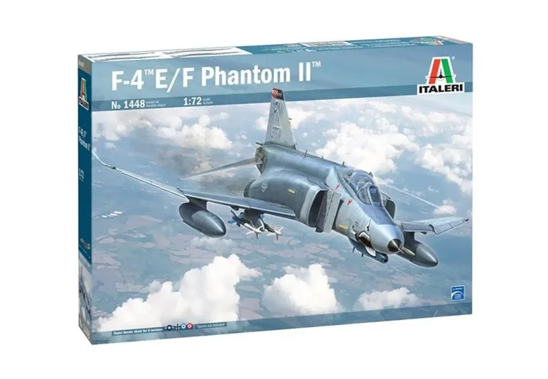 Italeri 1448S 1/72 F-4E/F Phantom Savaş Uçağı Demonte Plastik Maketi