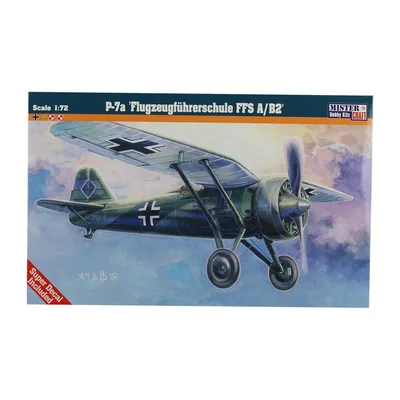 Mistercraft B036 1/72 PZL P-7 (Pilot Okulu) Savaş Uçağı Demonte Plastik Maketi