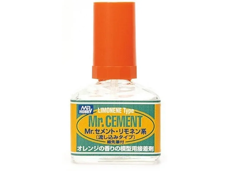 Gunze MC130 40 ml. Mr.Cement, Limon Kokulu, İnceltilmiş Plastik Yapıştırıcısı