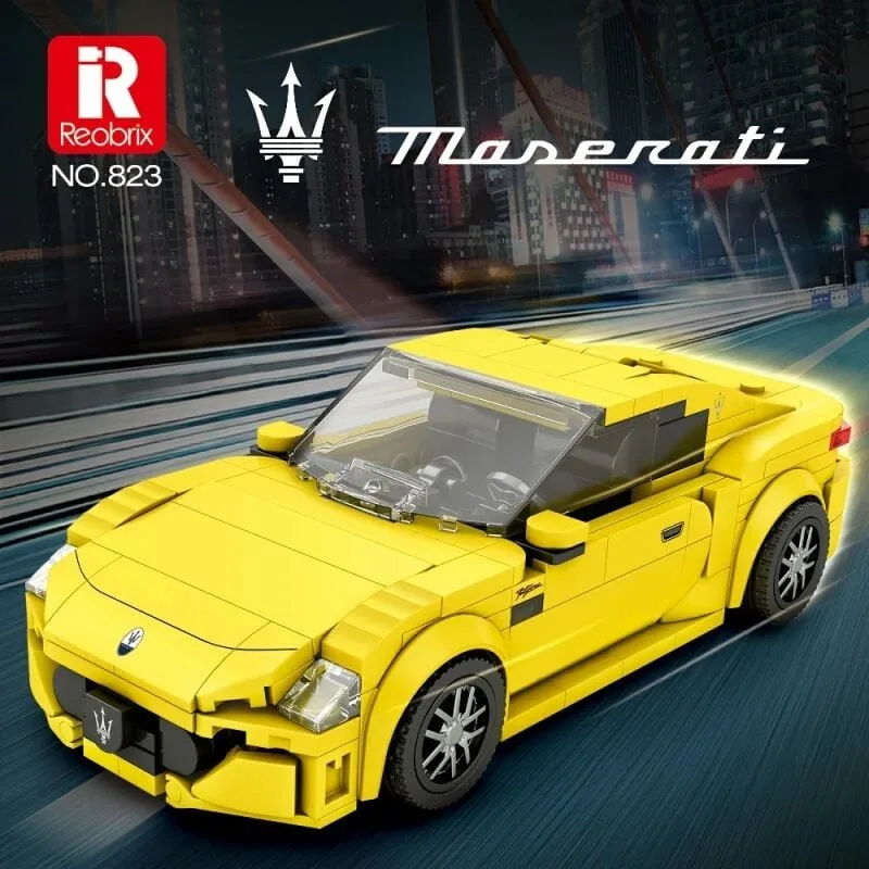 1:24 GranTurismo Maserati Puzzle Maket Yellow