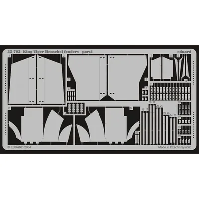 EDUARD 35702 1/35 King Tiger Henschel fenders FOR