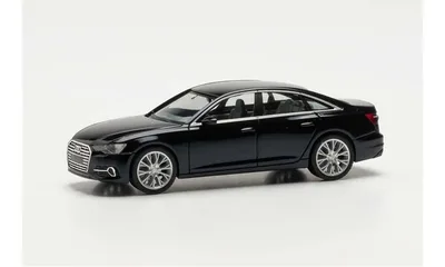 Herpa 430630-003 1/87 Ölçek Audi A6, Bej, Sergilemeye Hazır Model Araç