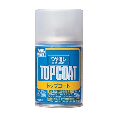 Gunze B503 86 ml. Mr.Top Coat Mat Vernik, Sprey Maket Boyası