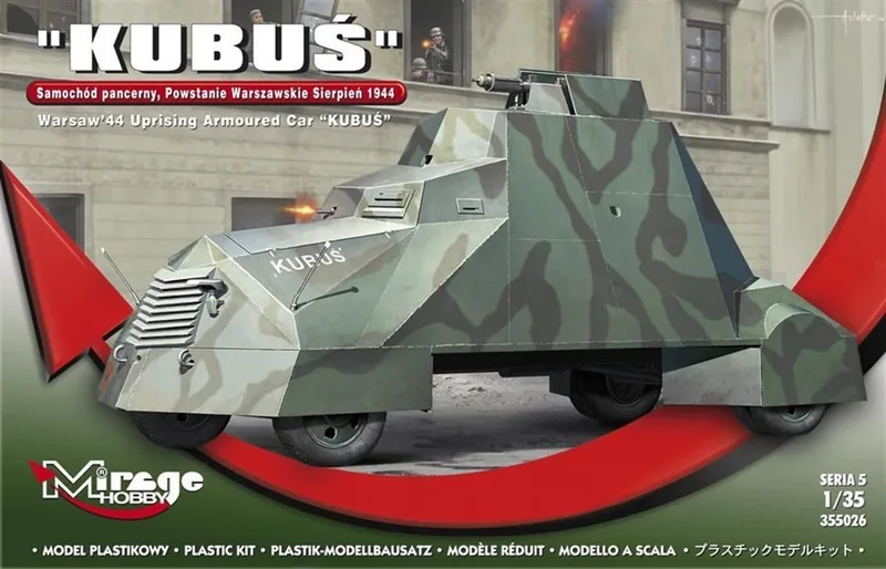 355026 1/35 KUBUS Warsaw 44 Uprising Armoured Car