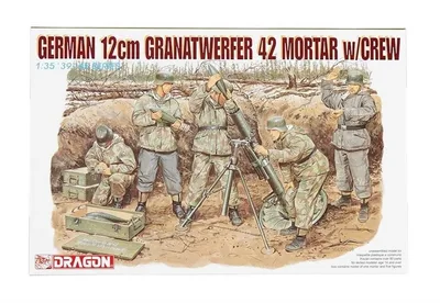 Dragon 6090 1/35 Ölçek Alman Havan Topçu Askerleri Figürleri Plastik Model Kiti