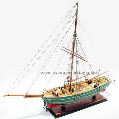 GIANHIEN TS0054P GJOA AHŞAP HAZIR YELKENLİ GEMİ MAKETİ