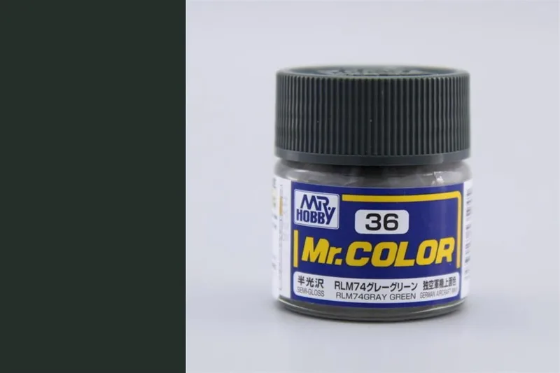Gunze C036 10 ml. RLM74 Gray Green, Mr.Color Serisi Maket Boyası