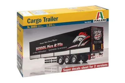 Italeri 3885S 1/24 Kargo Tır Dorsesi Demonte Plastik Maketi