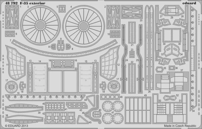 EDUARD 48792 1/48 F-35B exterior FOR KITTY HAWK