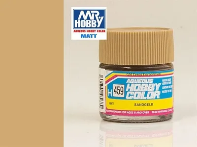 Gunze H459 10 ml. Sand Yellow, Aqueous Serisi Maket Boyası