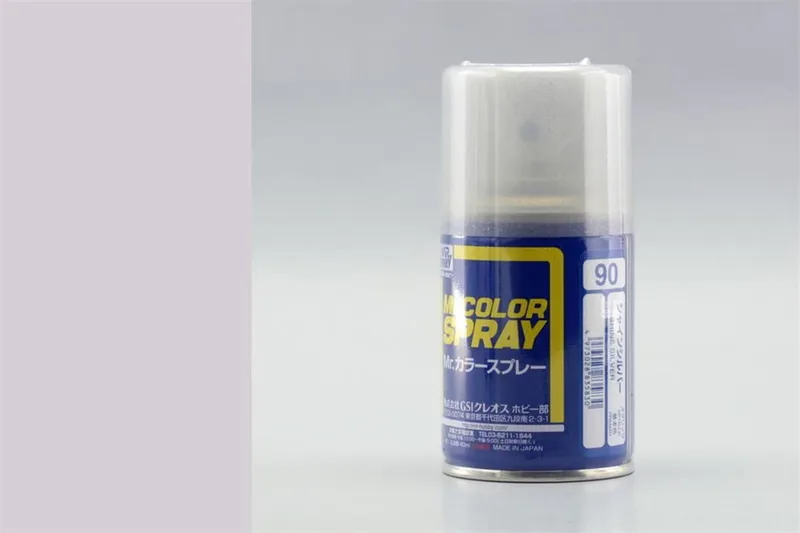 Gunze S090 100 ml. Shine Silver, Sprey Mr.Color Serisi Maket Boyası