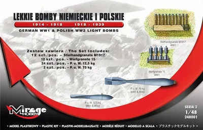 248001 1/48 GERMAN WW1 and POLISH WW2 LIGHT AIRCRA