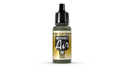 Vallejo 71017 17 ml. Russian Green 4BO, Model Air Serisi Model Boyası