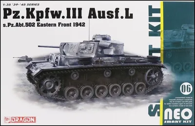 Dragon 6957 1/35 Ölçek Pz.Kpfw.III Ausf..l 502. Alay (Leningrad 1942/43) Tankı Plastik Model Kiti