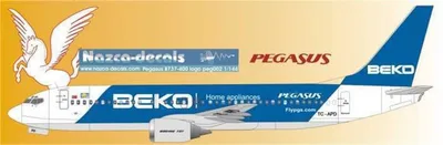 PEG003 1/144 PEGASUS B737-400 CLASSİC -BEKO LOGO
