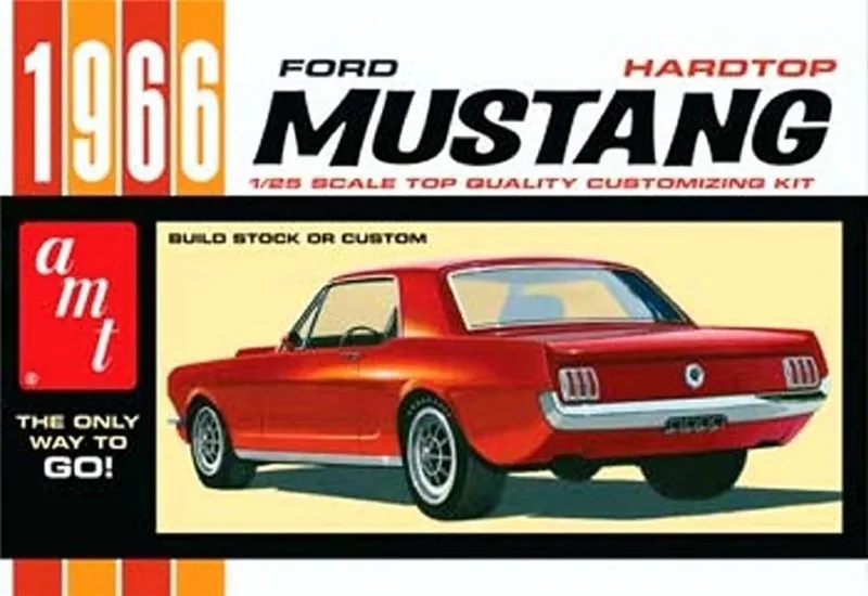 AMT 704 1/25 1966 Ford Mustang Araba Demonte Plastik Maketi