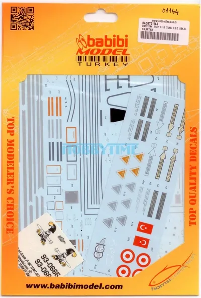 Babibi DBT01144 1/32 F-16 Tunç Filo, Dekal Çıkartma