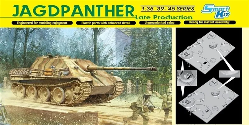 6393 1/35 JAGDPANTHER LATE - SMART KIT - PLASTİK
