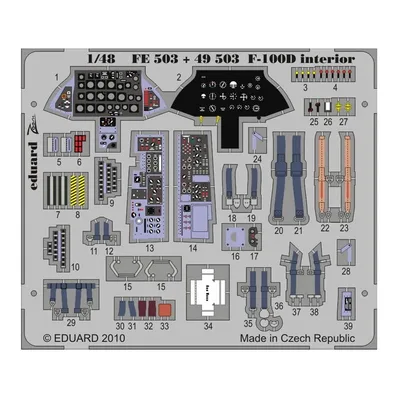 EDUARD FE503 1/48 F-100D interior S.A. FOR TRUMPET