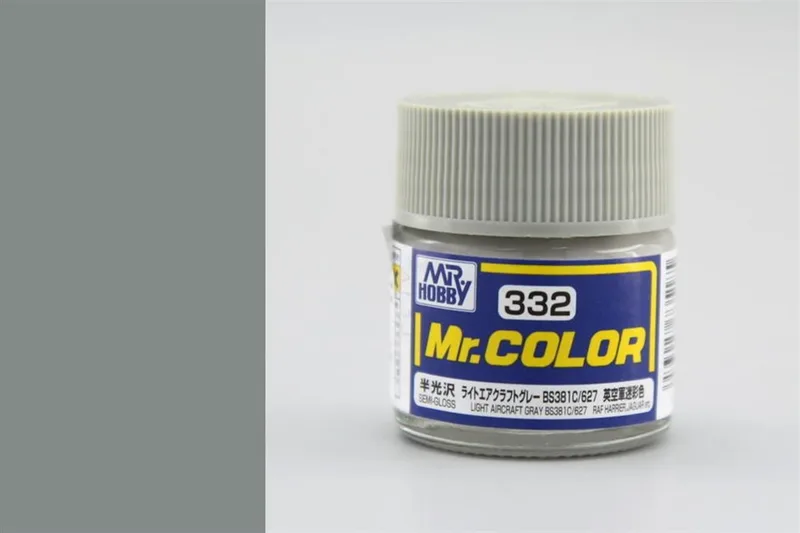 Gunze C332 10 ml. Light Aircraft Gray BS381C 627, Mr.Color Serisi Maket Boyası