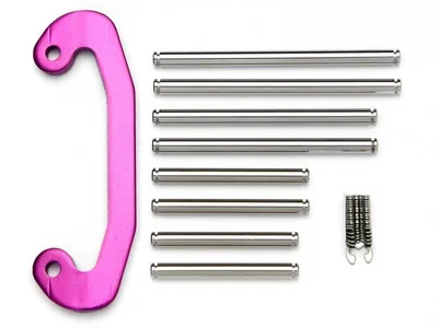 STAINLESS STEEL SUSPENSION SHAFT SET W/REAR BRACE