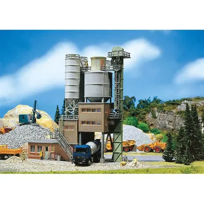 Faller 130474 1/87 Beton Santralı Demonte Plastik Maketi