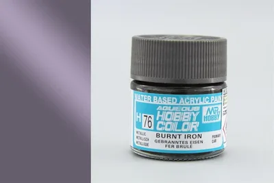 Gunze H076 10 ml. Burnt Iron, Aqueous Serisi Maket Boyası