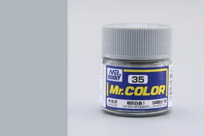 Gunze C035 10 ml. IJN Gray (Mitsubishi), Mr.Color Serisi Maket Boyası