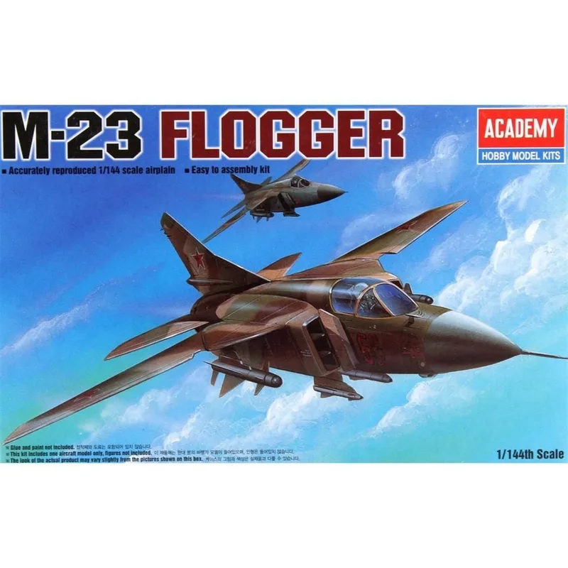 Academy 12614 1/144 MiG-23 Frogger Savaş Uçağı Demonte Plastik Maketi