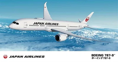 Hasegawa 22 10722 1/200 Ölçek Boeing 787-9 JAL Yolcu Uçağı Plastik Model Kiti