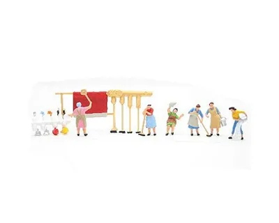 Preiser 10059 1/87 Ölçek hausfrauen Figürleri
