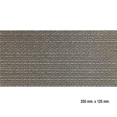 Faller 170602 1/87 Doğal, Örme Taş Duvar Desenli Dekor Levhası - 25 X 12,5 Cm.