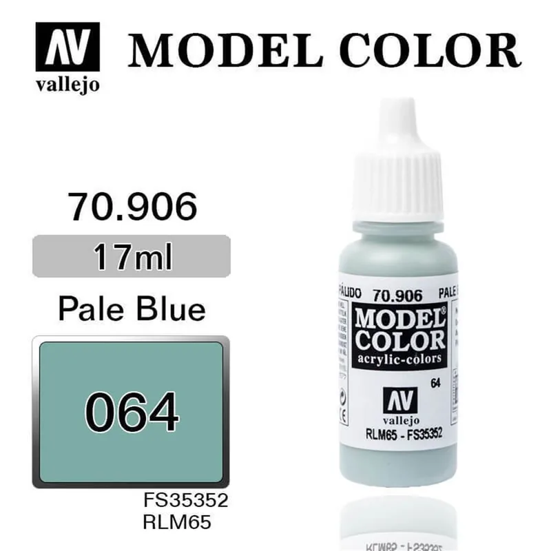 Vallejo 70906 17 ml. (64) Pale Blue-Matt, Model Color Serisi Model Boyası
