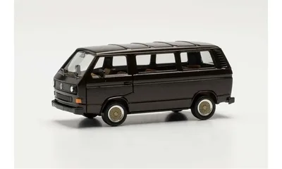 Herpa 430876-002 1/87 Ölçek VW T3 Minibüs, Bronz Metalik, Sergilemeye Hazır Model Araç