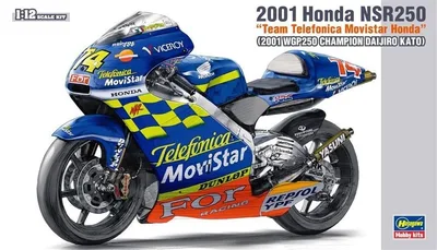 Hasegawa BK2 21502 1/12 Ölçek Honda NSR250 2001 Motosiklet Plastik Model Kiti