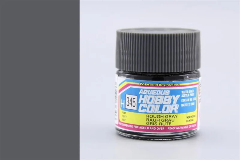 Gunze H345 10 ml. Rough Gray, Aqueous Serisi Maket Boyası