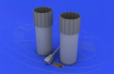 EDUARD 648023 1/48 F-4 exhaust nozzles late FOR HA