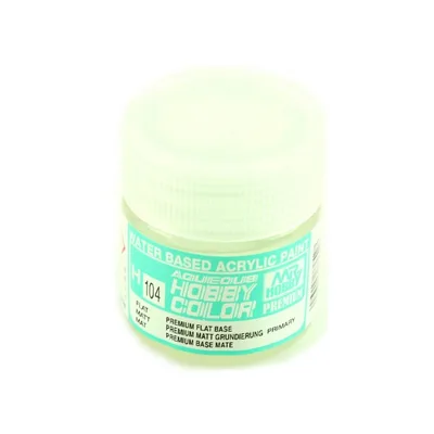 Gunze H104 10 ml. Premium Flat Base, Aqueous Serisi Maket Boyası